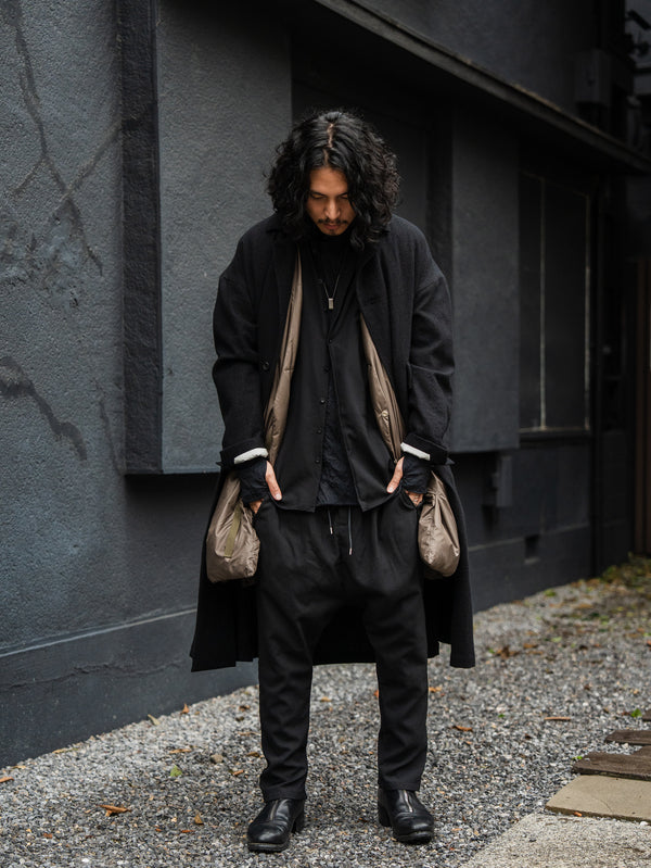 Thermal Layered Long Vest 【DUST】