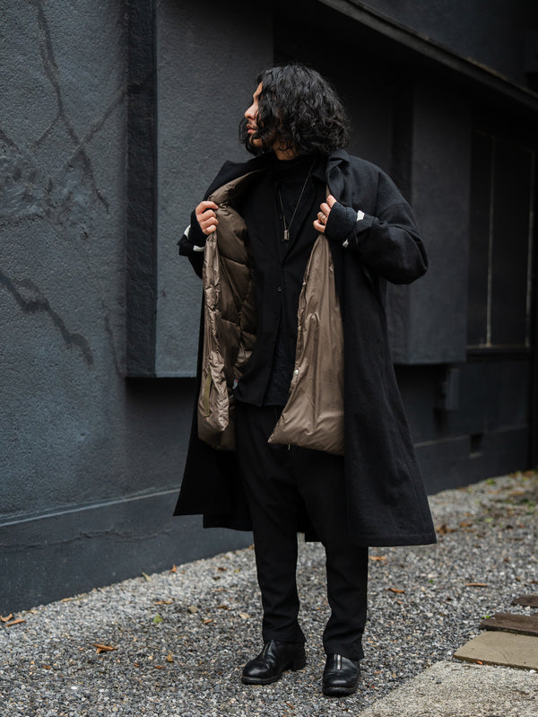 Thermal Layered Long Vest 【DUST】