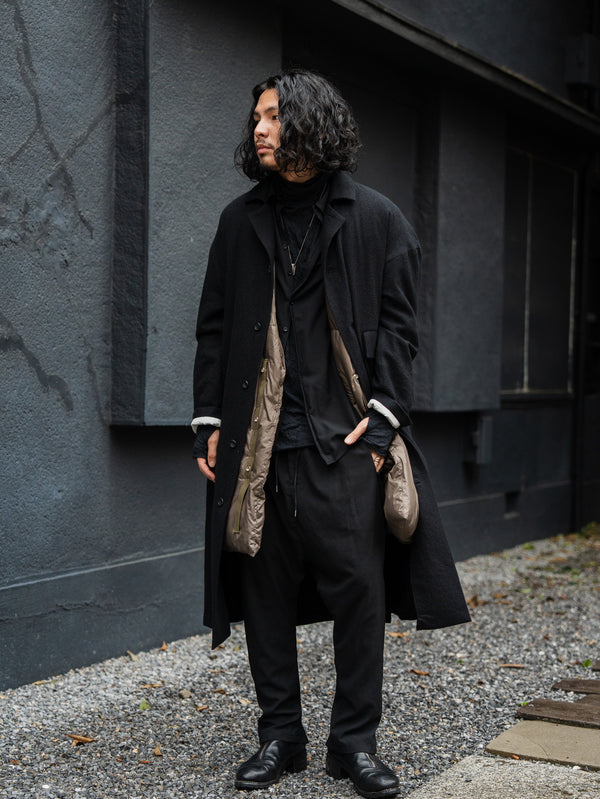 Thermal Layered Long Vest 【DUST】