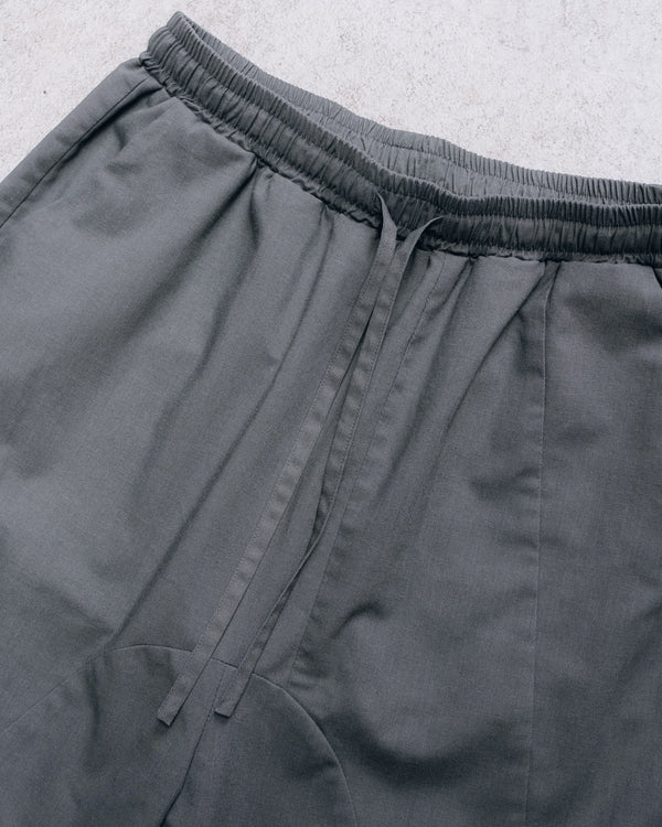 DarkGray Modern Cut Linen Shorts [for setup]