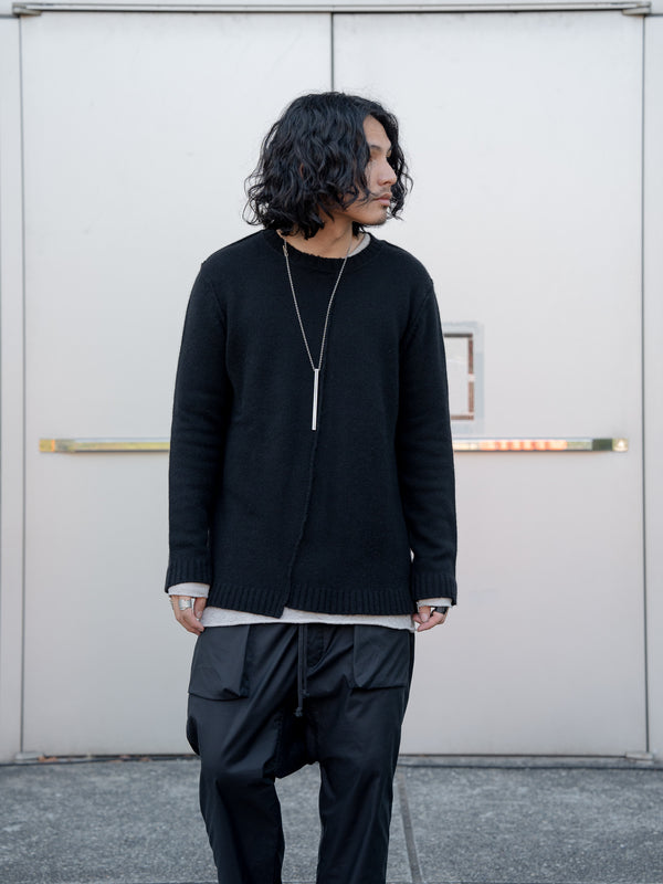 Craft Fabric Layered L/S T-shirt【oyster】