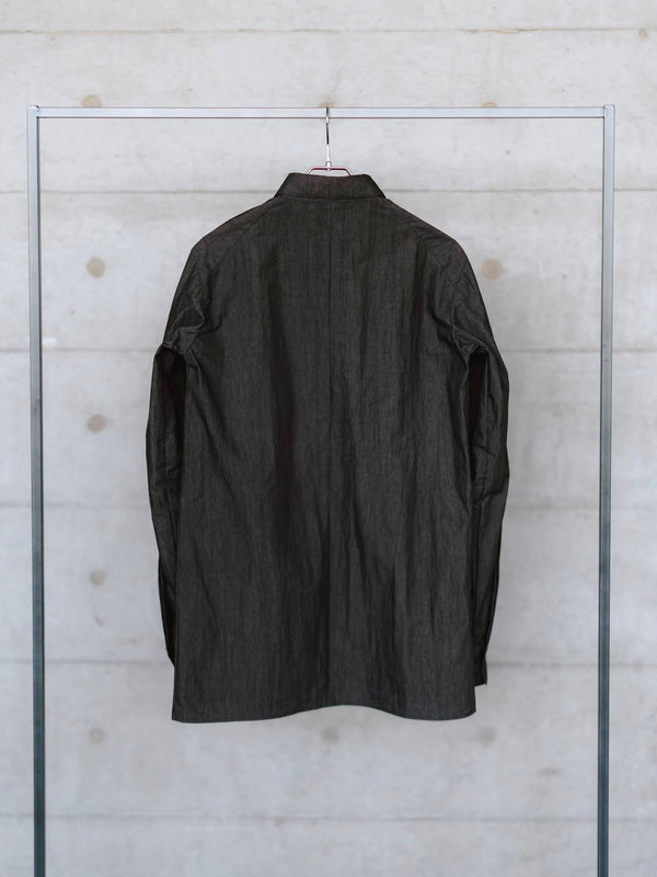 Textured Crease Shirt [Cigar Black]