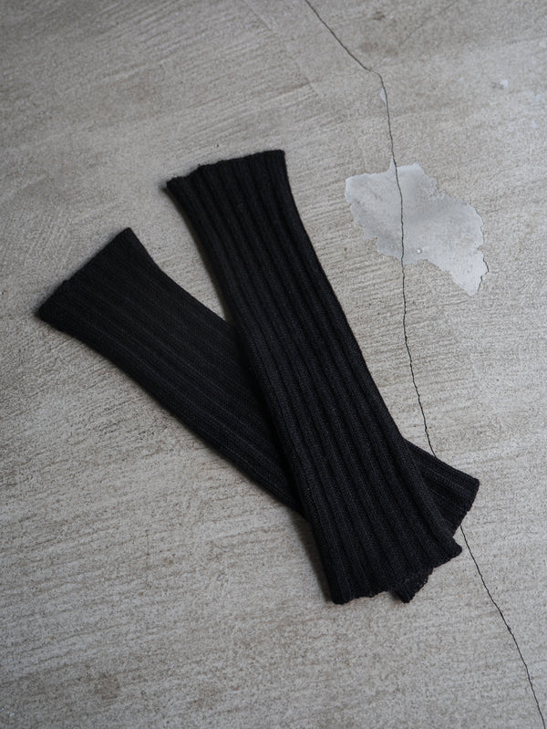 Cashmere Layered Arm Wormer【black】