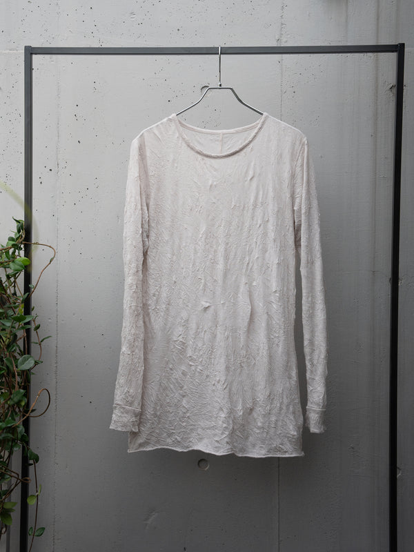 Craft Fabric Layered L/S T-shirt【oyster】