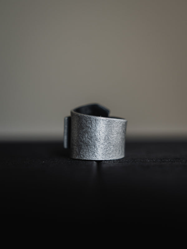 Stannum Leather Ring 002 [Silver]