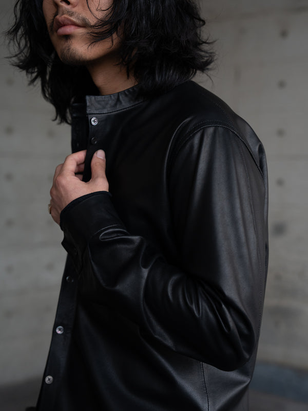 Inverto-Seam Reversible Leather Jacket