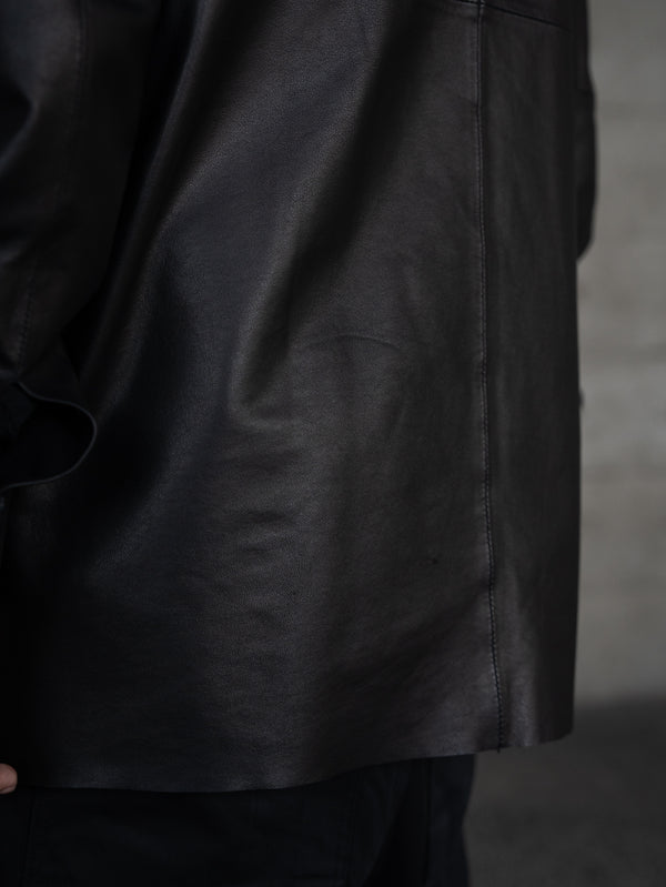 Inverto-Seam Reversible Leather Jacket