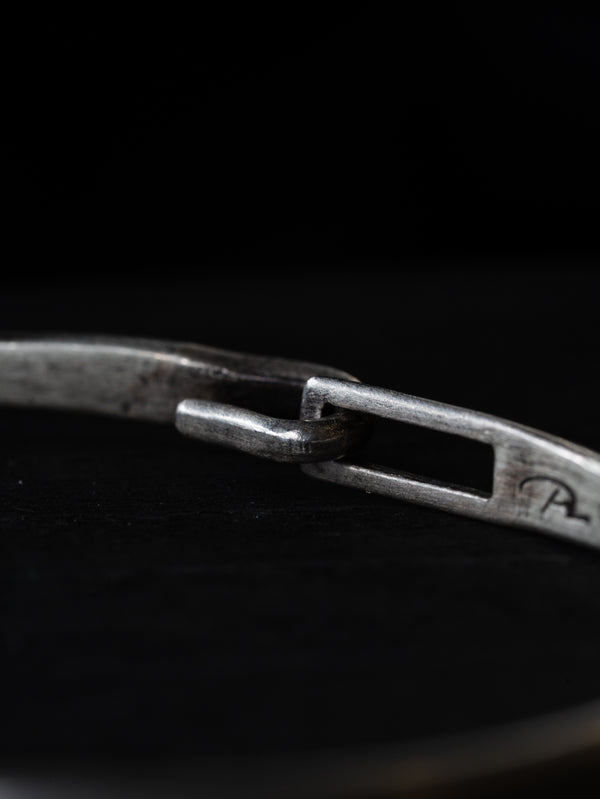 Silver Hook Bangle