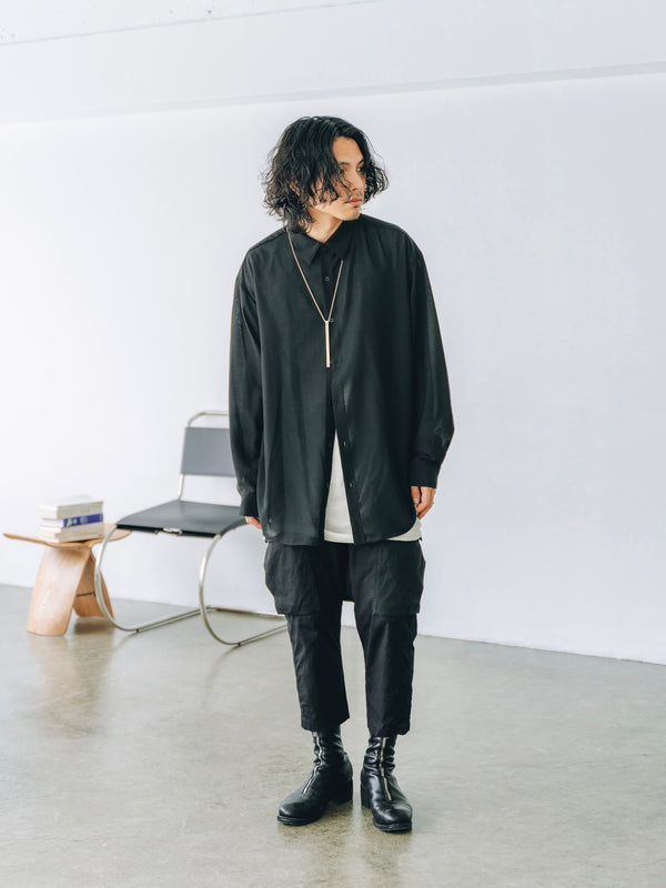 Luxe Gas Spun Layered T-shirt [milk]