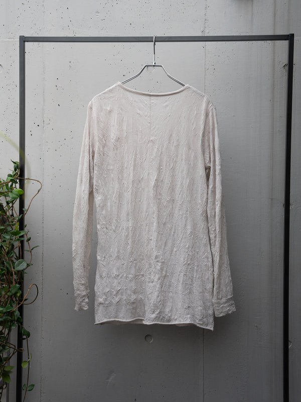 Craft Fabric Layered L/S T-shirt【oyster】