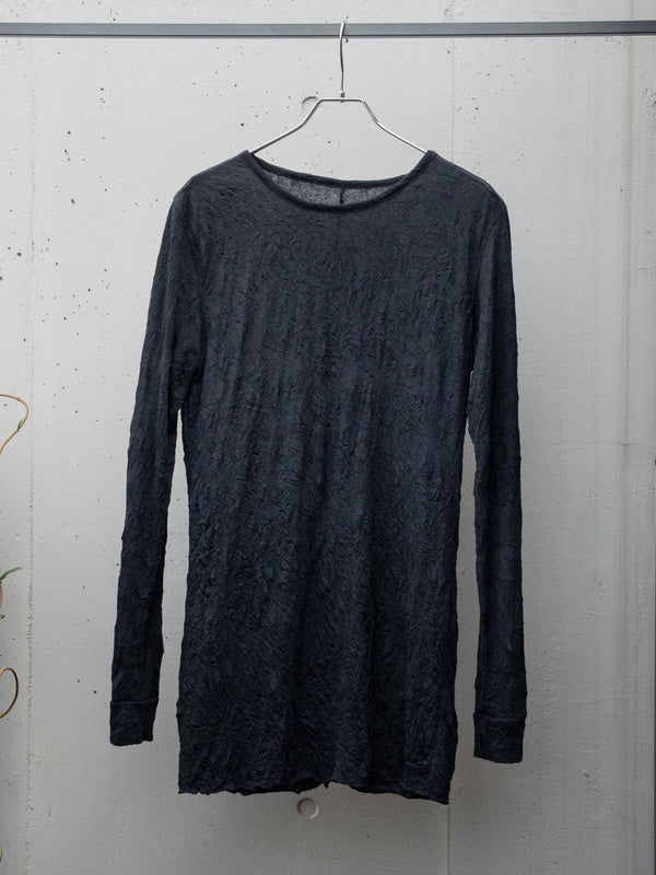 Craft Fabric Layered L/S T-shirt【black】