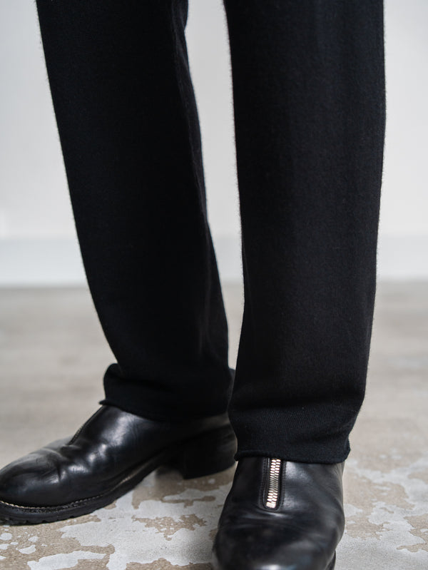 Cashmere Easy Flare Pants【black】