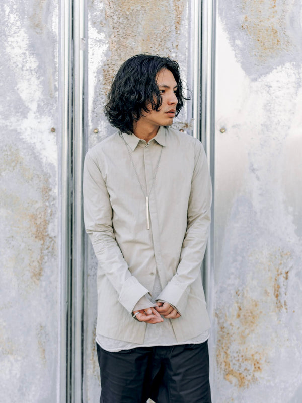 Textured Crease Shirt [Desert Gray]