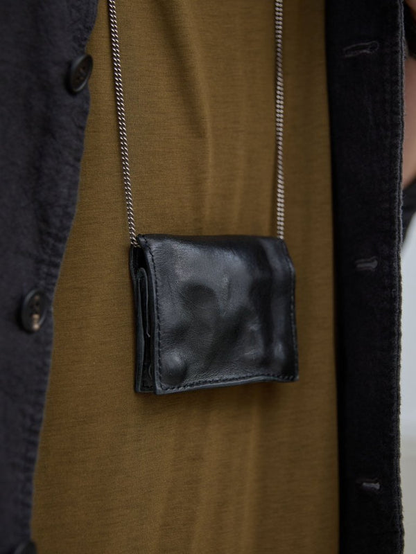 3way Leather Neck Wallet [Silver925] - PRY