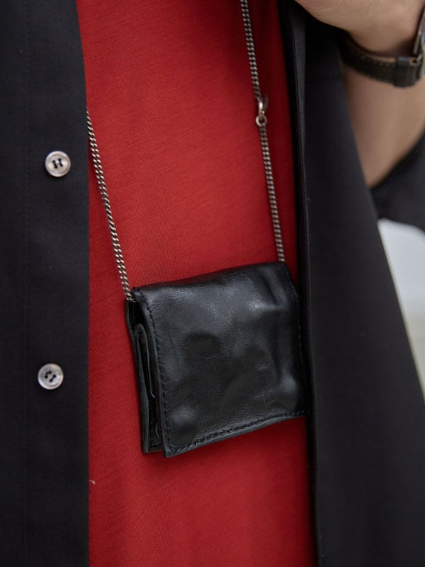 3way Leather Neck Wallet [Silver925] - PRY