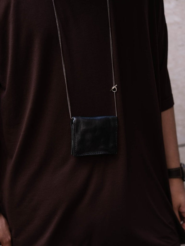 3way Leather Neck Wallet [Silver925] - PRY