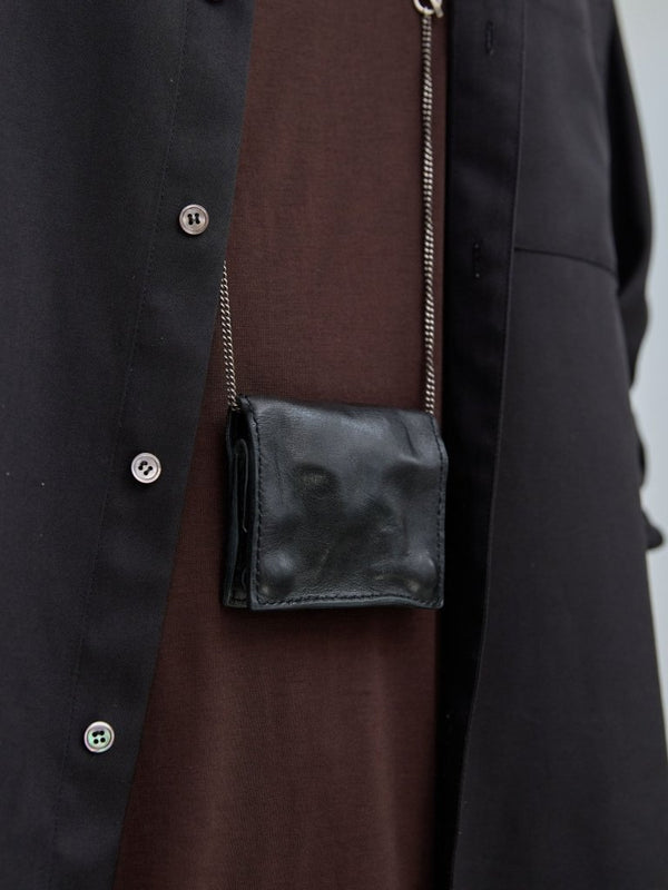 3way Leather Neck Wallet [Silver925] - PRY