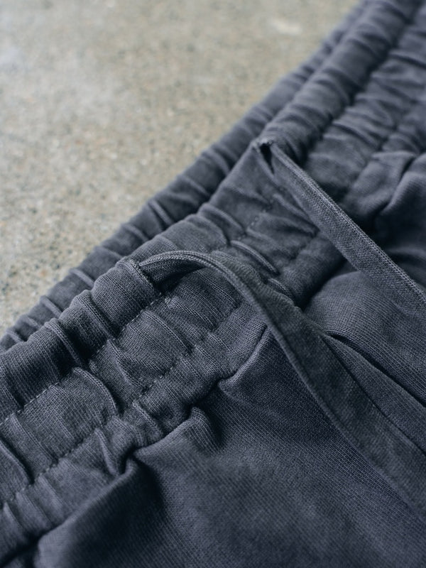 Cut-off Flare Sweatpants [Pigment Gray]