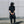Black Frayed Edge Linen Shirt [for setup]