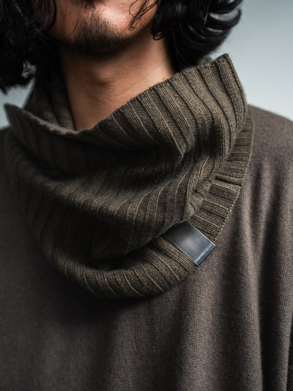Cashmere Double Wrap Snood【taupe】
