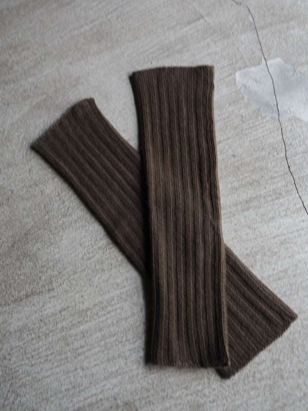 Cashmere Layered Arm Wormer【taupe】