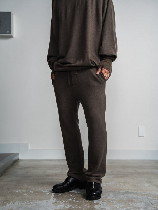Cashmere Easy Flare Pants【taupe】