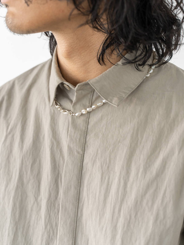 Textured Crease Shirt [Desert Gray]