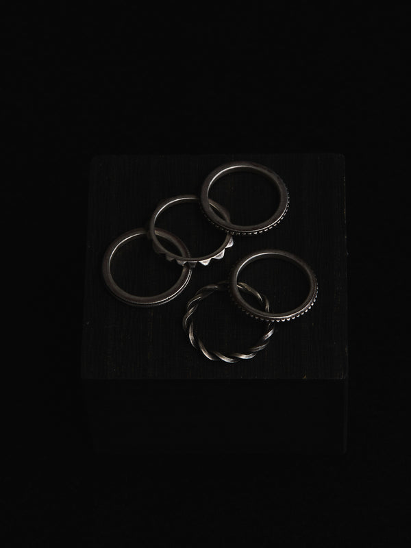 5 Piece Layered Pinky Ring