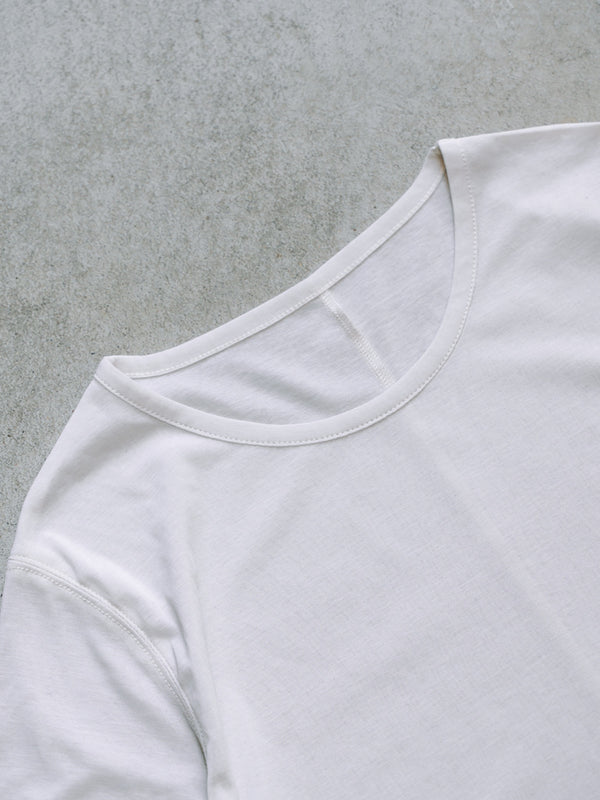 Luxe Gas Spun Layered T-shirt [milk]