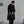 Back-Vent Washed-Serge Overcoat [尾州ウール]【black】