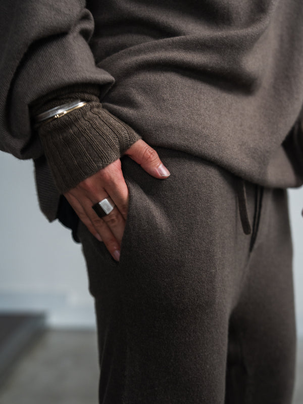 Cashmere Easy Flare Pants【taupe】