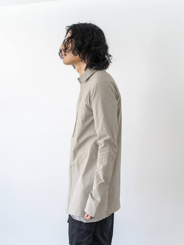 Textured Crease Shirt [Desert Gray]