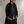 Back-Vent Washed-Serge Overcoat [尾州ウール]【black】