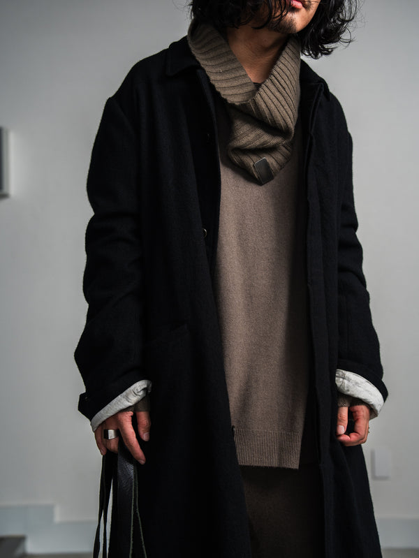 Cashmere Double Wrap Snood【taupe】