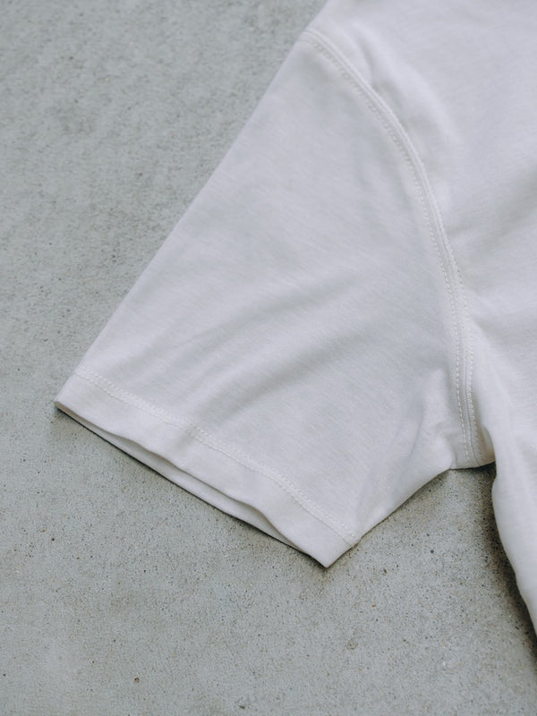 Luxe Gas Spun Layered T-shirt [milk]