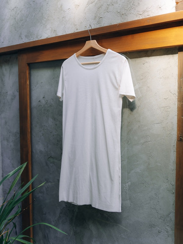 Luxe Gas Spun Layered T-shirt [milk]