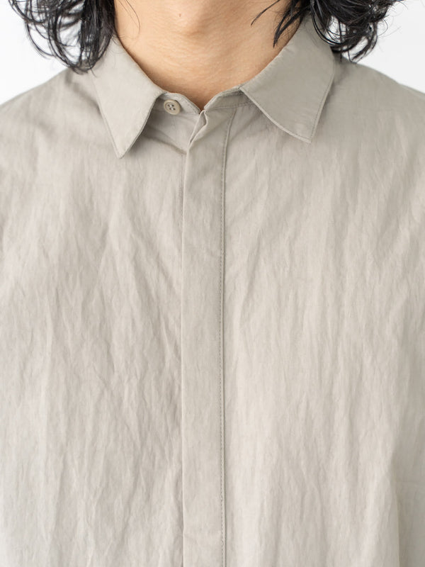 Textured Crease Shirt [Desert Gray]