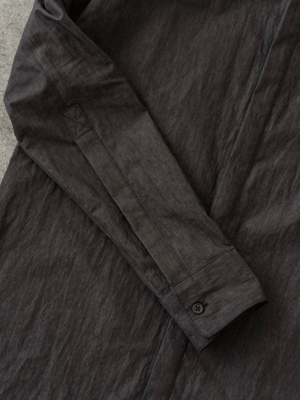 Textured Crease Shirt [Cigar Black]