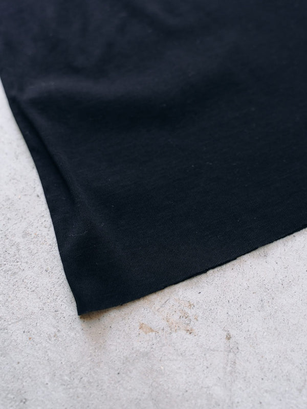 Luxe Gas Spun Layered T-shirt [black]