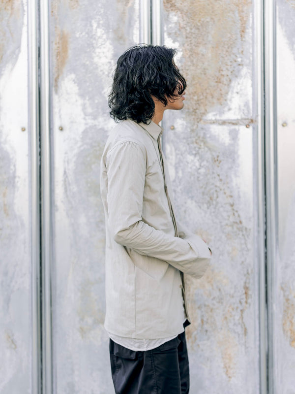 Textured Crease Shirt [Desert Gray]