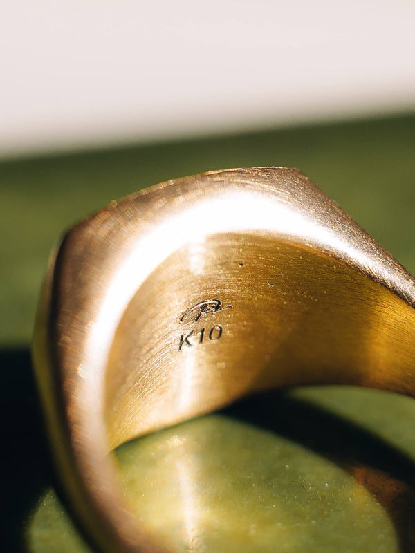 SIGNET Pinky Ring [k10 gold]