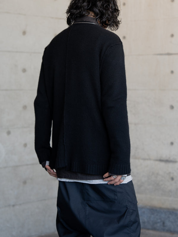 Brushed Cashmere Docking Sweater