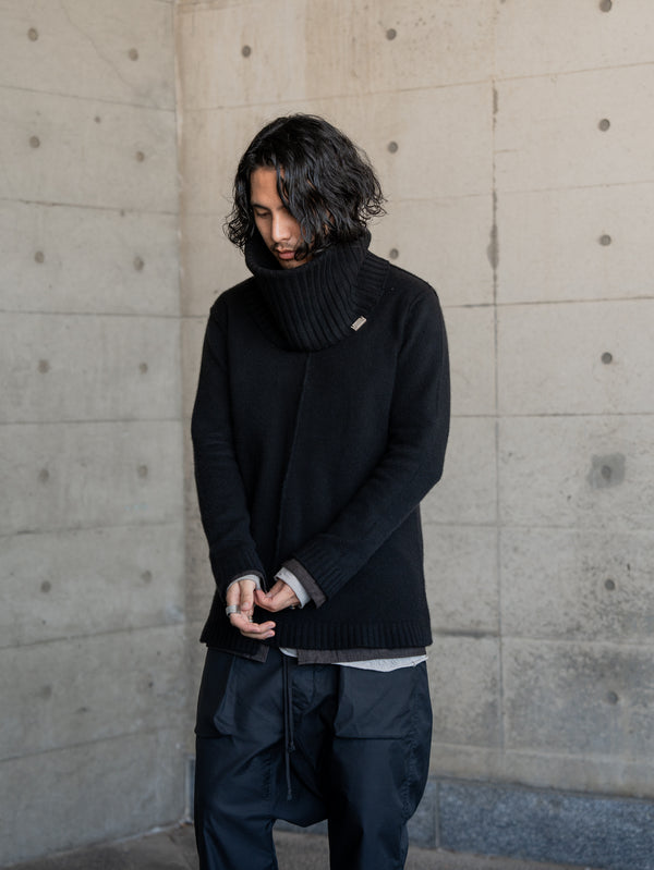 Brushed Cashmere Docking Sweater