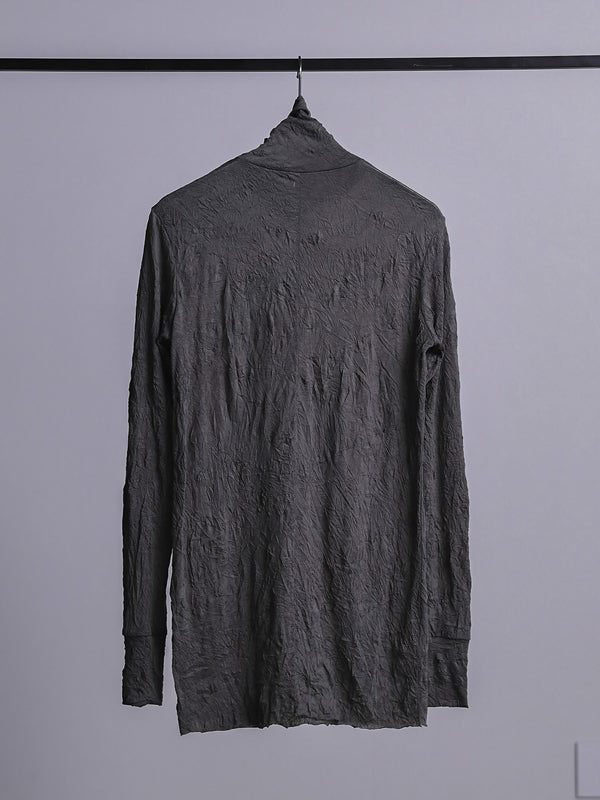 Craft Fabric Layered Turtle-neck L/S T-shirt [尾州コットン]【fog gray】