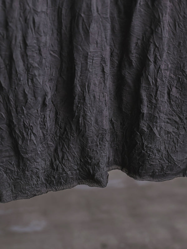 Craft Fabric Layered Turtle-neck L/S T-shirt [尾州コットン]【fog gray】