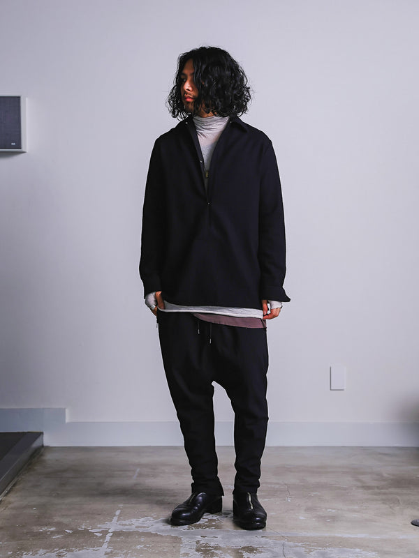 Craft Fabric Layered Turtle-neck L/S T-shirt [尾州コットン]【oyster】