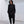 Velvet Suede Sarouel Crop Pants [BLACK]