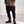 Velvet Suede Sarouel Crop Pants [BLACK]