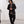 Velvet Suede Sarouel Crop Pants [BLACK]