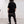 Velvet Suede Sarouel Crop Pants [BLACK]